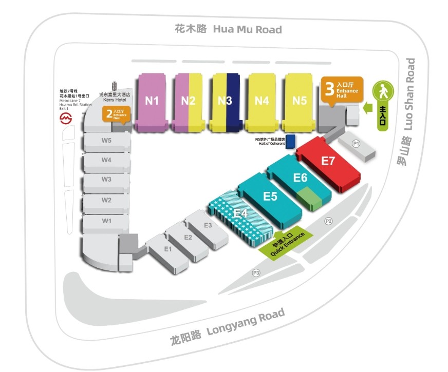 慕尼黑上海光博會展區(qū)圖 慕尼黑上海光博會展區(qū)圖